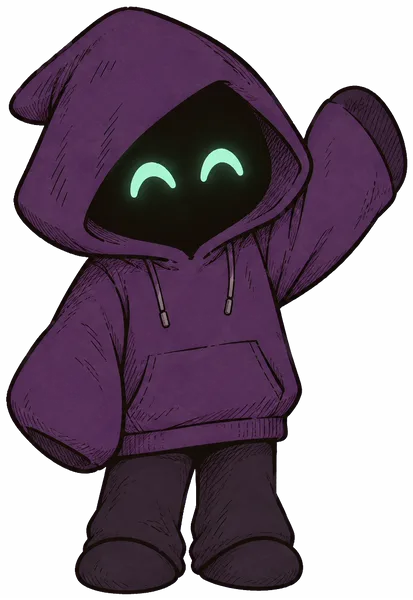 Hex waving hello